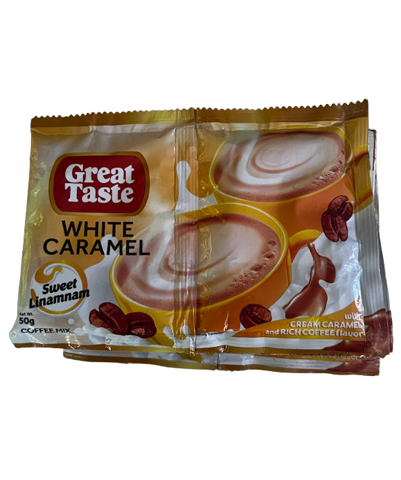 GREAT TASTE White Caramel (5 pieces x 50 gr)