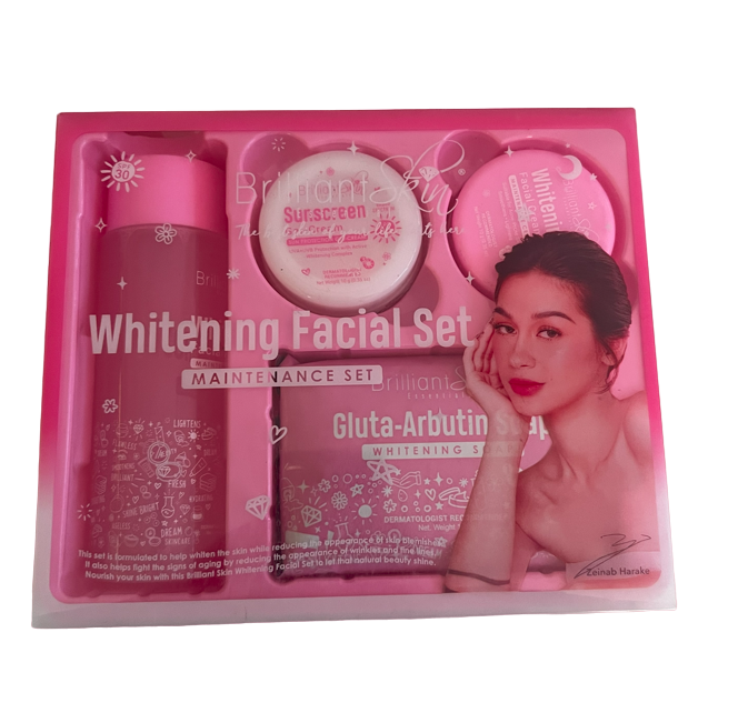 BRILLIANT SKIN Whitening Facial Set Maintenance Set (500 gr)