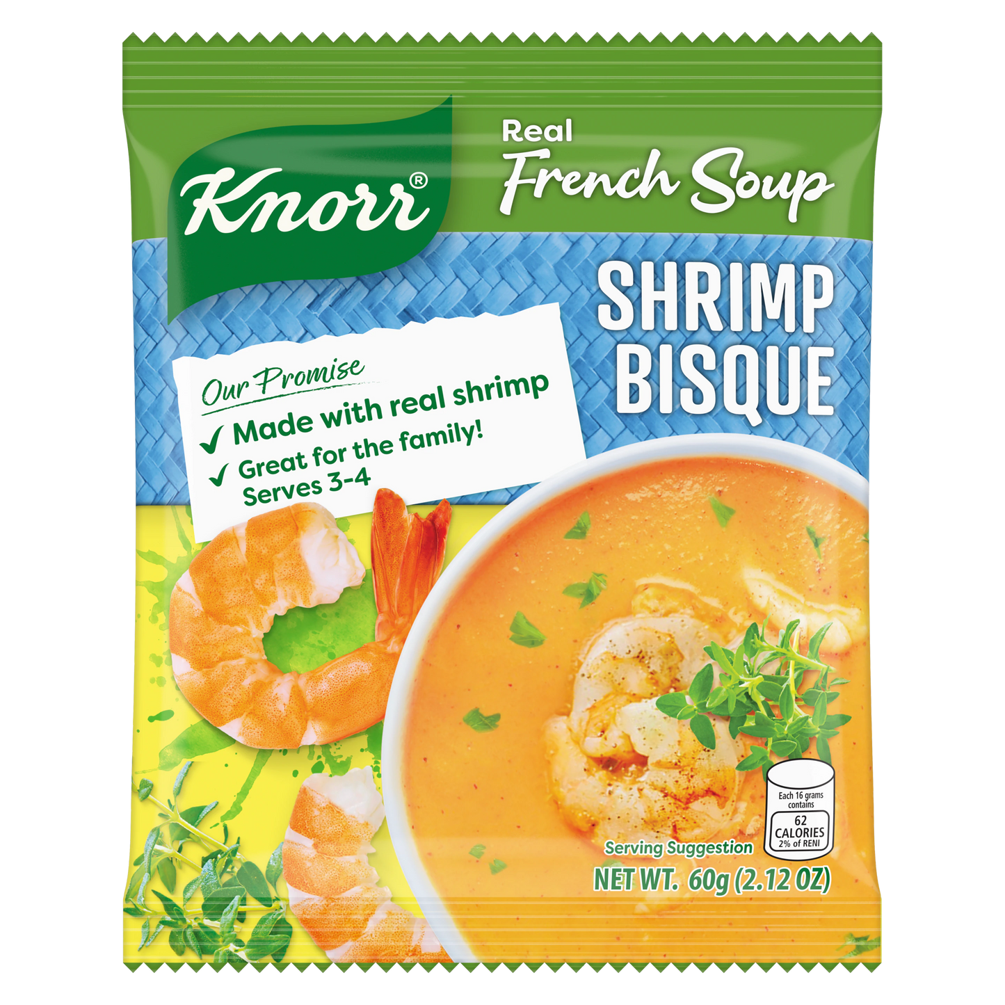 KNORR French Soup: Shrimp Bisque (60 gr)