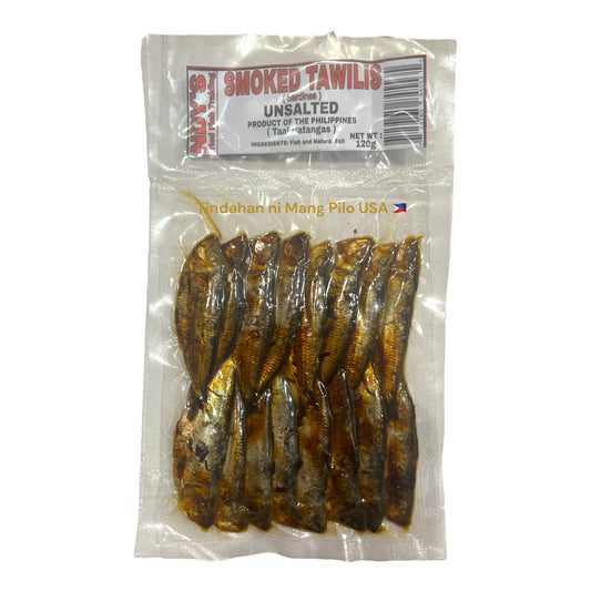 NDYβS ORGANIC DRIED FISH Smoked Tawilis (Sardines) 120g