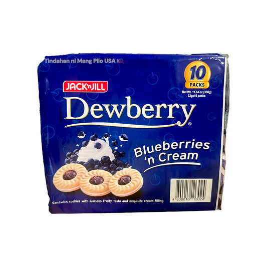 JACK βn JILL Dewberry Blueberries βn Cream (33g x 10 packs)