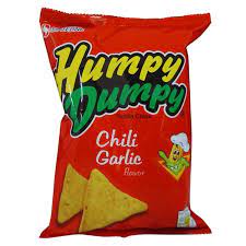 STATELINE Humpy Dumpy Tortilla Chips: Chili Garlic (110 gr)