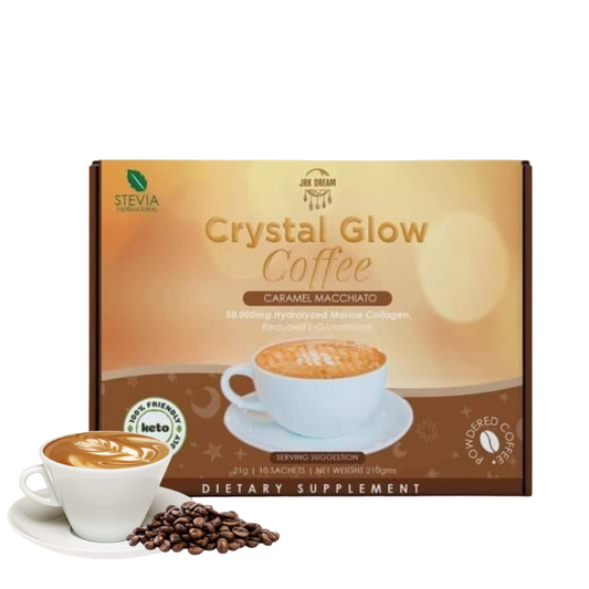 CRYSTAL GLOW Coffee Caramel Macchiato (10 pieces x 21 gr)