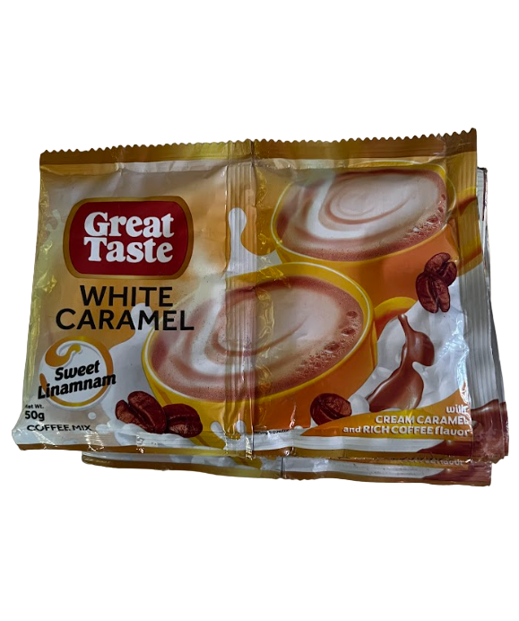 GREAT TASTE	White Caramel (5 pieces x 50 gr)