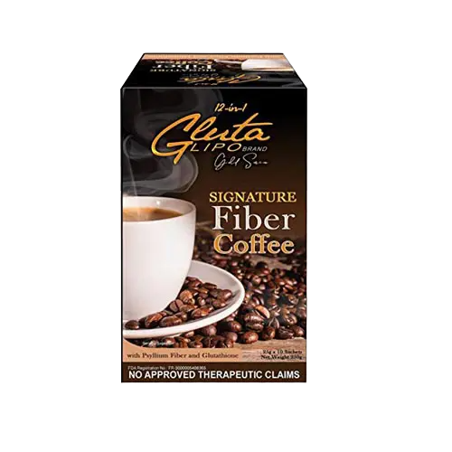 GLUTA LIPO BRAND Signature Fiber Coffee (10 pieces x 25 gr)