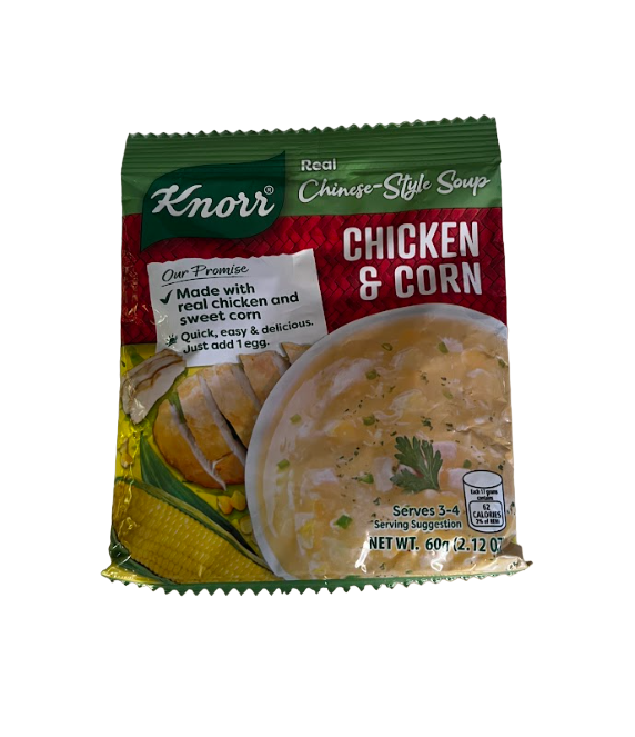 KNORR Chinese-Style Soup: Chicken & Corn (60 gr)