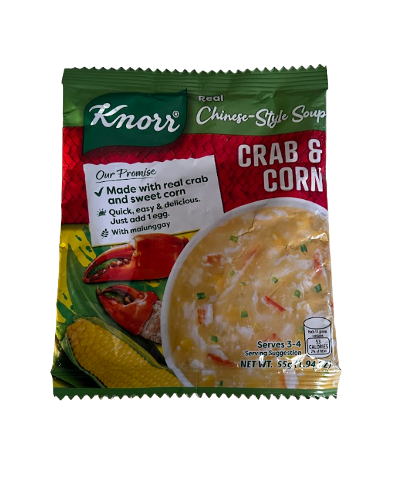 KNORR Chinese-Style Soup: Crab & Corn (55 gr)