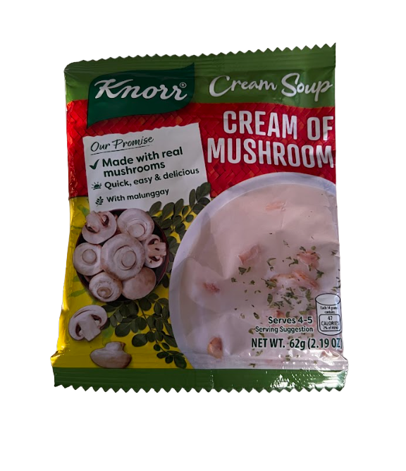 KNORR Cream Soup: Cream of Mushroom (62 gr)