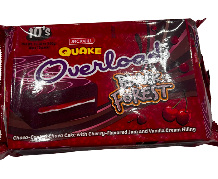 JACK N JILL Quake Overload Black Forest: Chocolate Cake with Cherry Fl ...