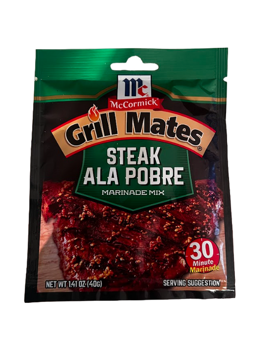 MCCORMICK Grill Mates Steak Ala Pobre Marinade Mix (40 gr)