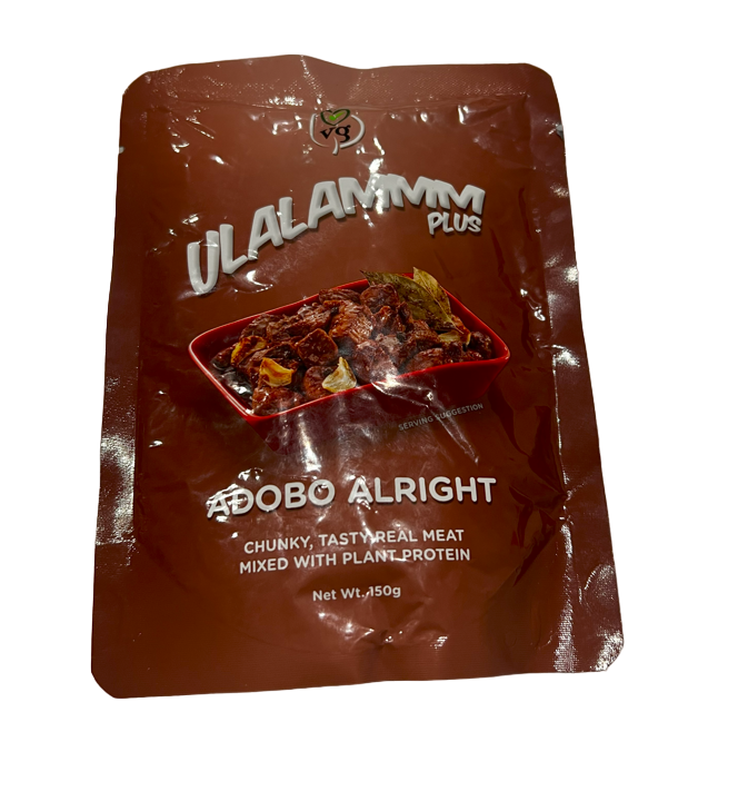 ULALAMMM PLUS	Adobo Alright Chunky, tasty real meat mixed with plant protein (150 gr)