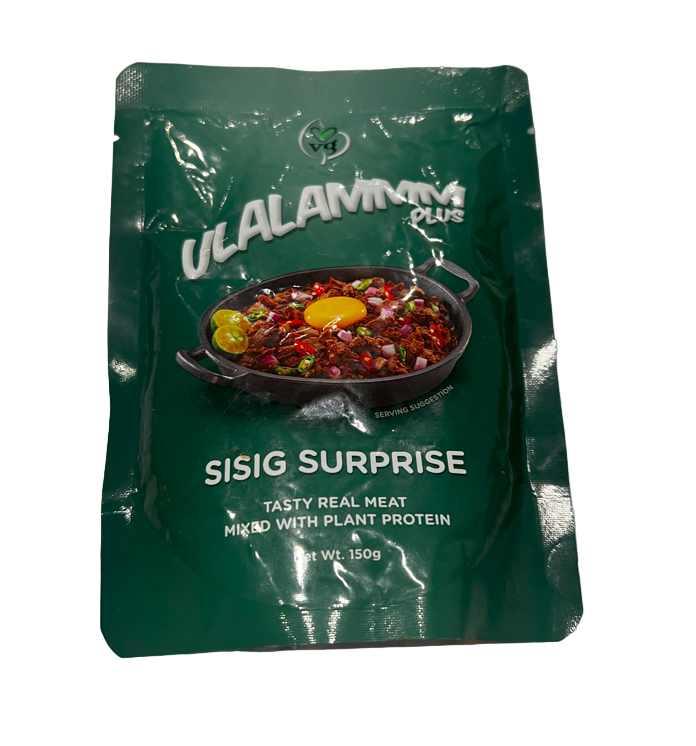 ULALAMMM PLUS	Sisig Suprise Tasty real meat mixed with plant protein (150 gr)