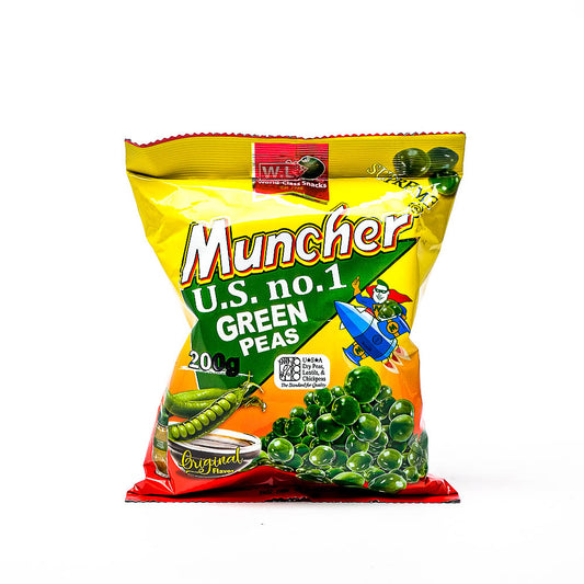 MUNCHER Green Peas Special Original Flavor (12 pieces x 6 gr)