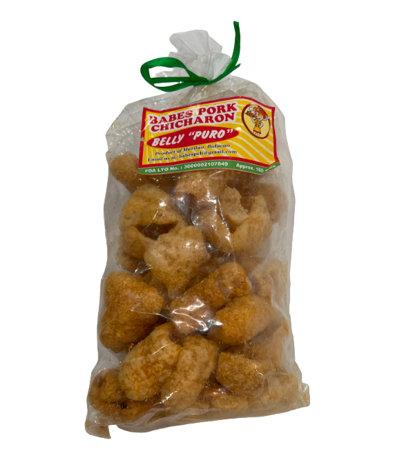 BABES PORK CHICHARON Belly "Puro" (160 gr)