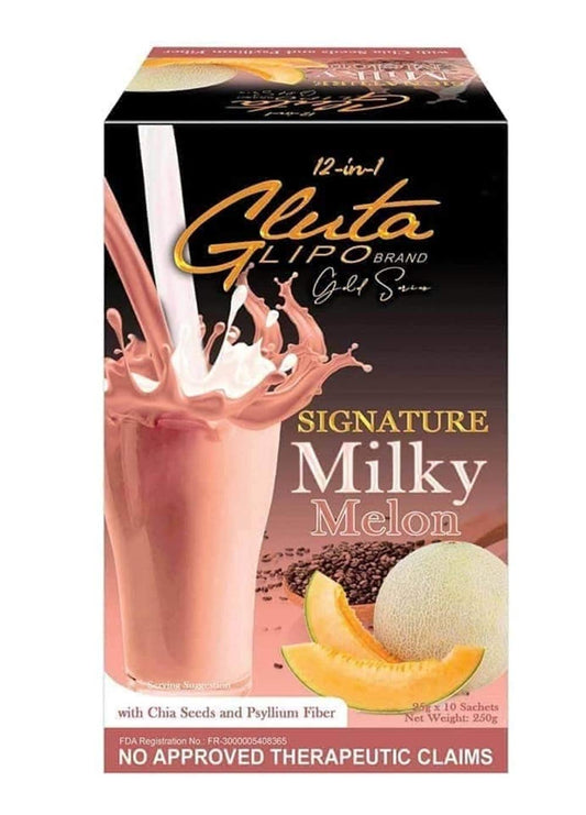 GLUTA LIPO BRAND Signature Milky Melon (10 pieces x 25 gr)