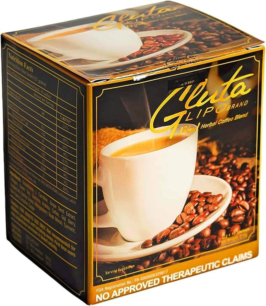 GLUTA LIPO BRAND 13-in-1 Herbal Coffee Blend (10 pieces x 21 gr)