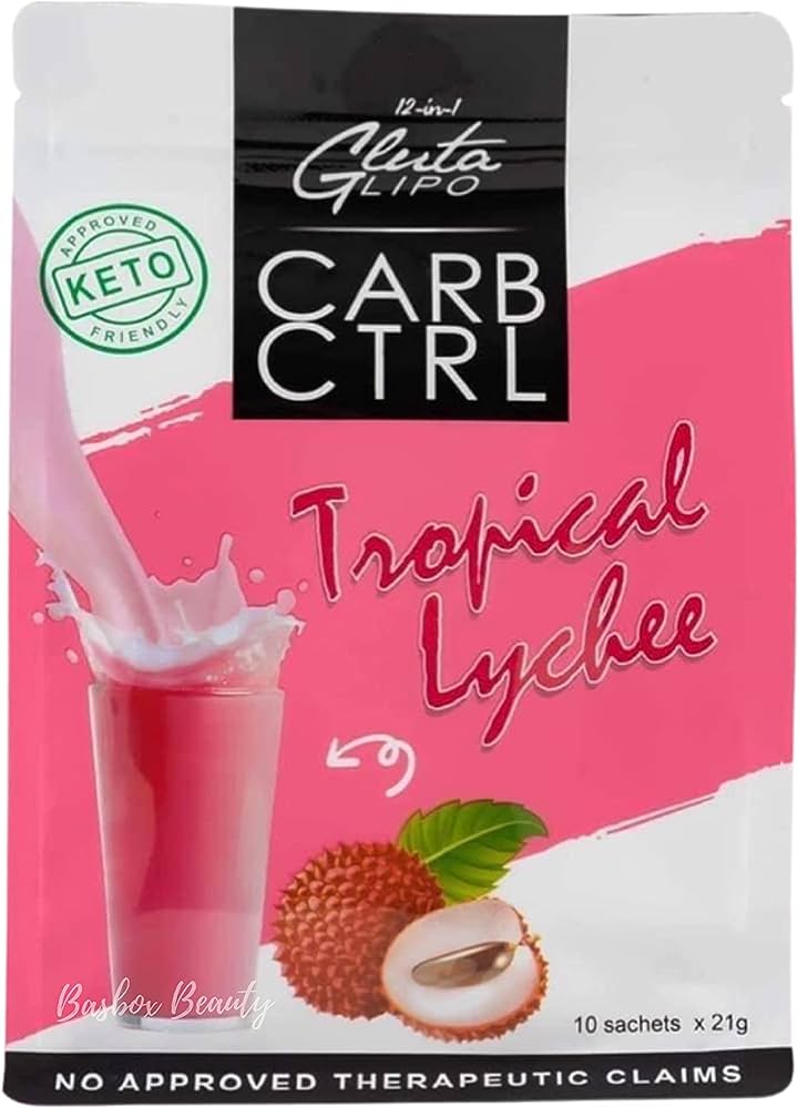 GLUTA LIPO BRAND Carb CTRL: Tropical Lychee (10 pieces x 25 gr)