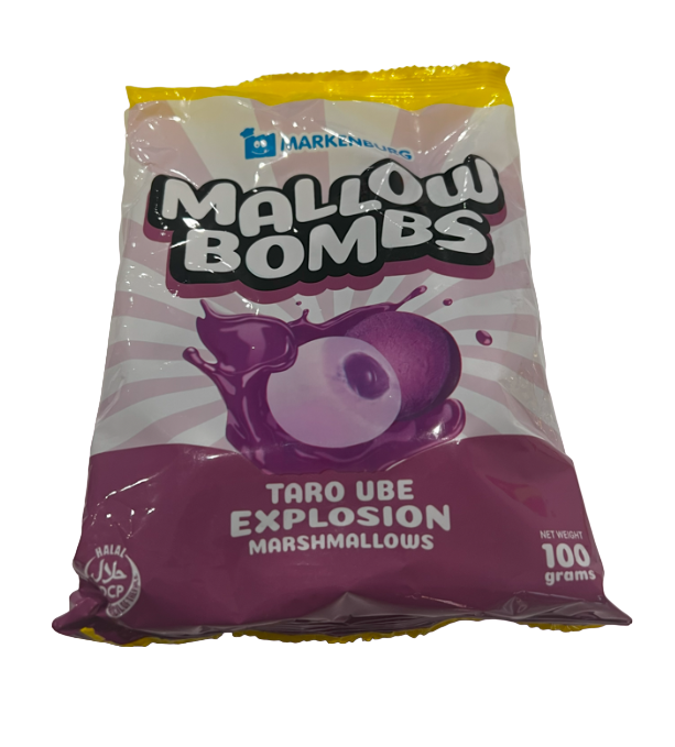 MARKENBURG Mallow Bombs: Taro Ube Explosion Marshmallows (100 gr)