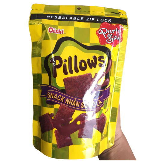 OISHI Pillows: Choco-Filled Crackers (150 gr)