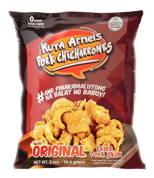 KUYA ARNEL’S Pork Chicharrones Original (2oz)