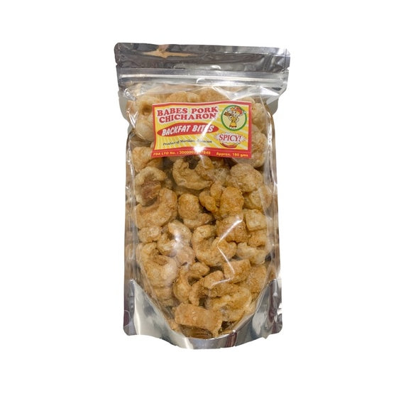 BABES PORK CHICHARON Back Fat Bites (180 g) – Tindahan ni Mang Pilo USA