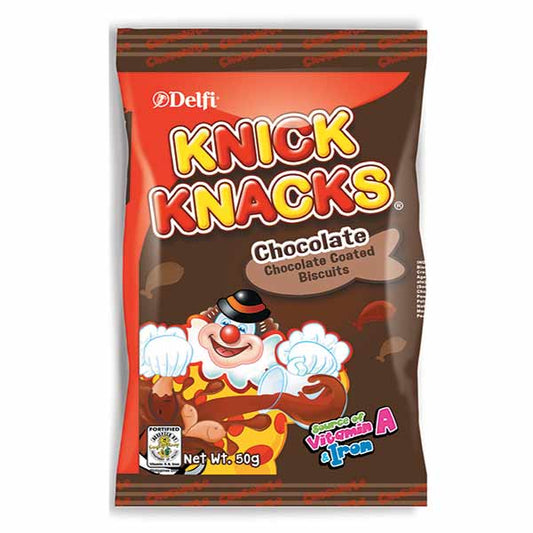 DELFI Knick Knacks Chocolate Coated Biscuits (50 g)