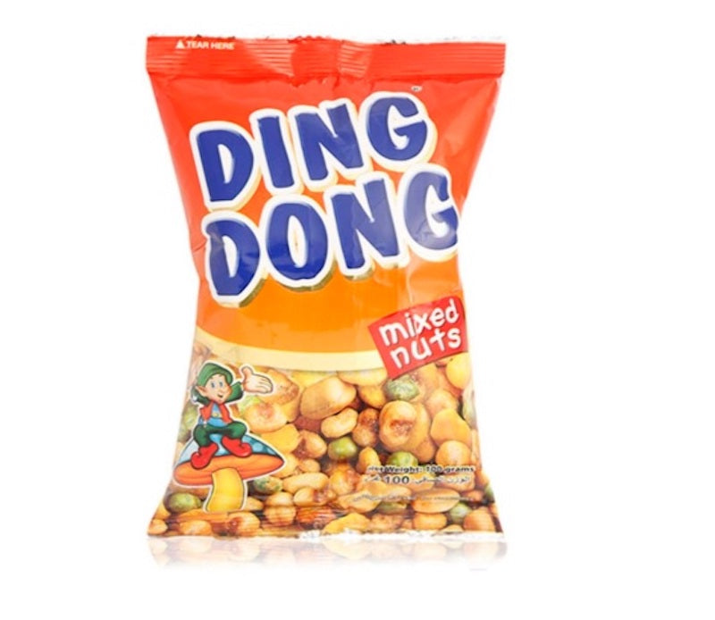 DING DONG Mixed Nuts (Orange) (10 pcs x 8 g)