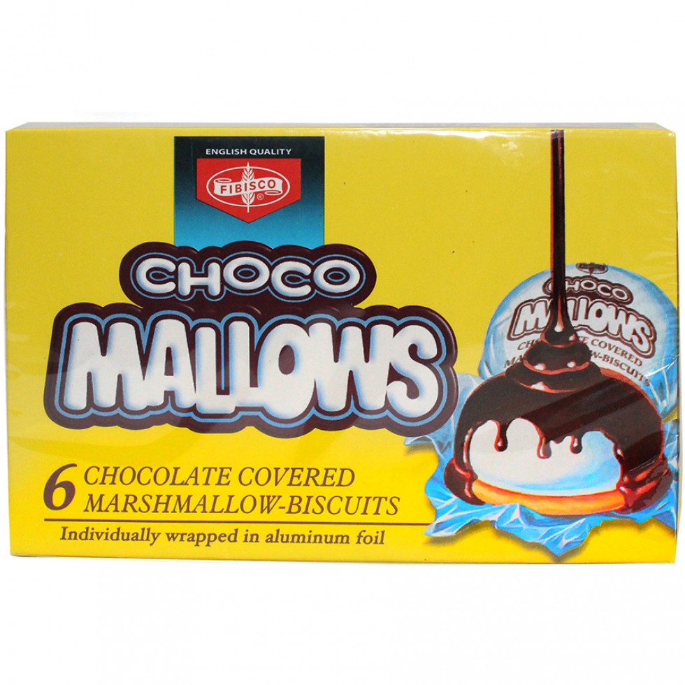 FIBISCO Choco Mallows 6 pcs (100 g)