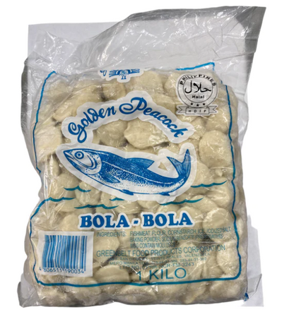 GOLDEN PEACOCK Fishball Bola-Bola (Flat Nalobo) (1 kg)