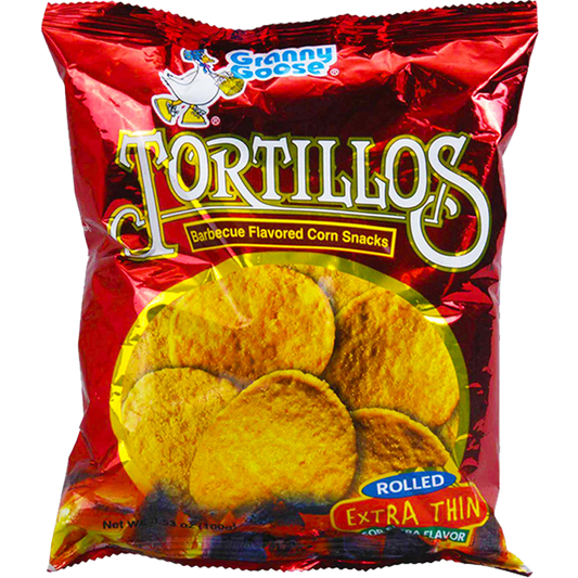 GRANNY GOOSE Tortillos Barbecue Flavored Corn Chips (Large) (160 g)