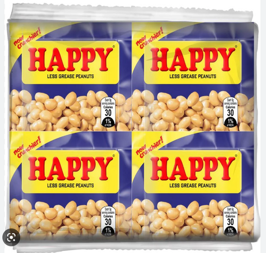 HAPPY Less Grease Peanuts (20 pcs x 5 g)