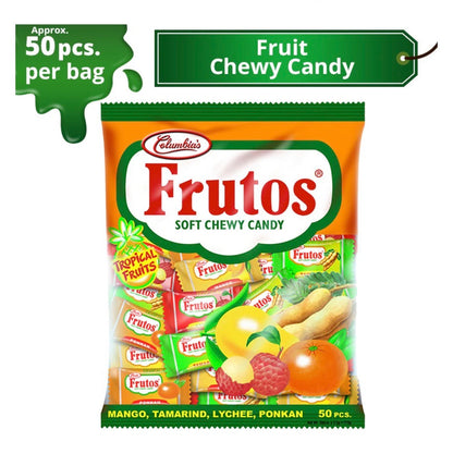 FRUTOS Tropical Fruits (Mango|Melon|Ponkan|Sampalok|Lychee) 50’s