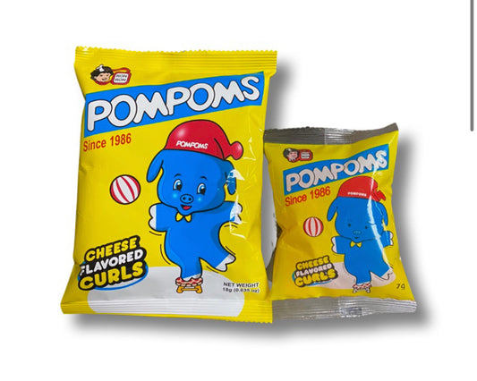 POMPOMS Cheese Curls Jumbo (18 gr)