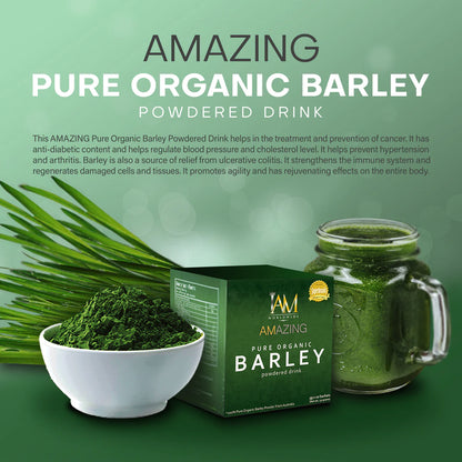 IAM Worldwide Amazing Pure Organic Barley Powdered Drink Mix (30g)