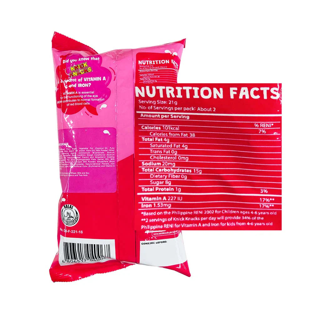 DELFI Knick Knacks Milk Coated Biscuits (50 g) – Tindahan ni Mang Pilo USA