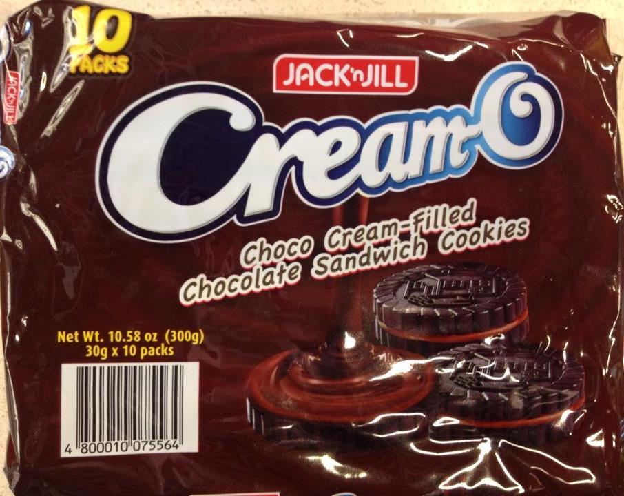 JACK N JILL Cream-O Chocolate Cream-Filled Chocolate Sandwiches (10 packs x 30 g)