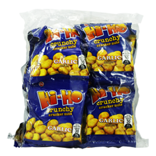 JBC Hi-Ho Crunchy Cracker Nuts Garlic Flavor (10 pcs x 5 g)