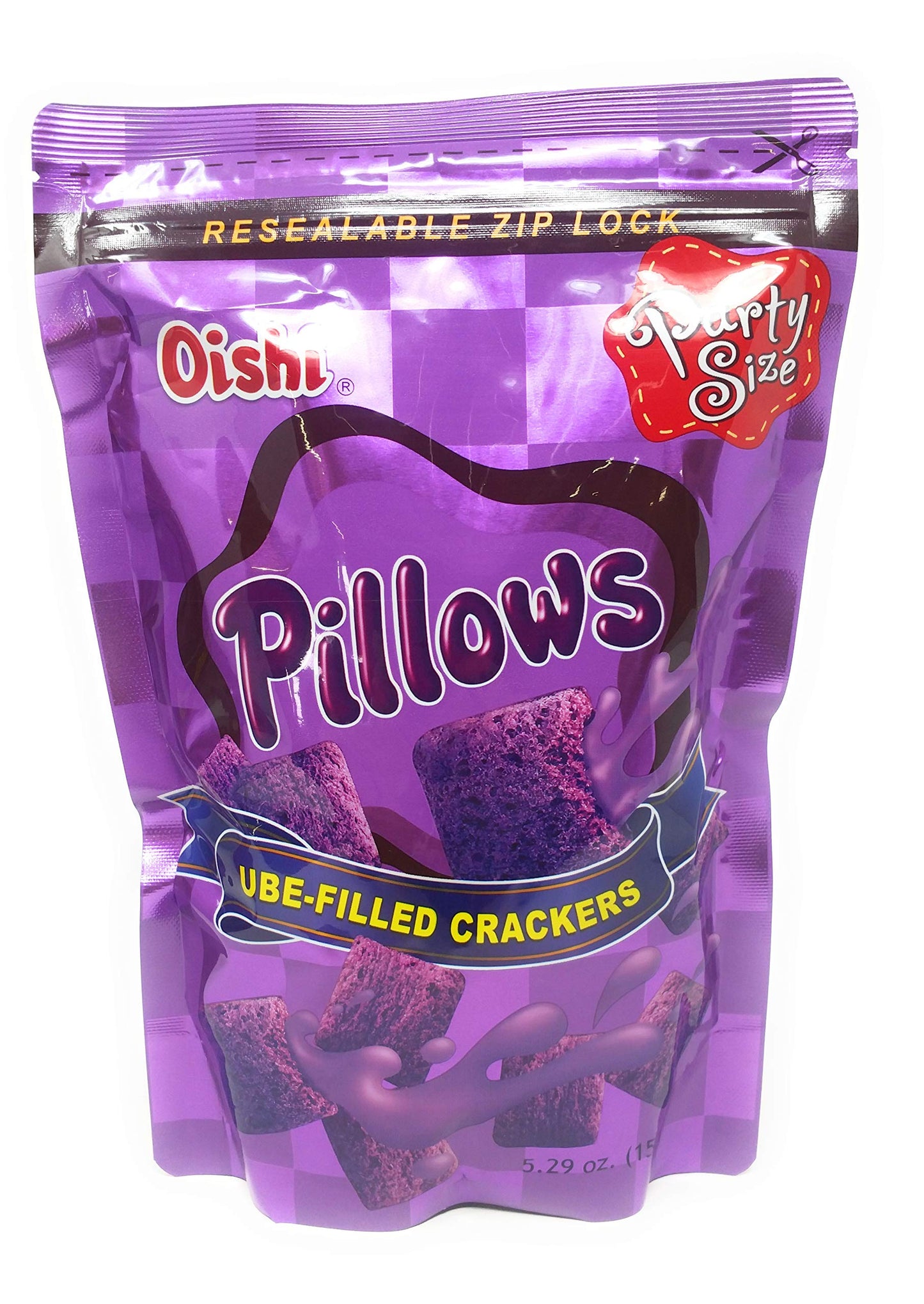 OISHI Pillows Ube-Filled Crackers (38 g)