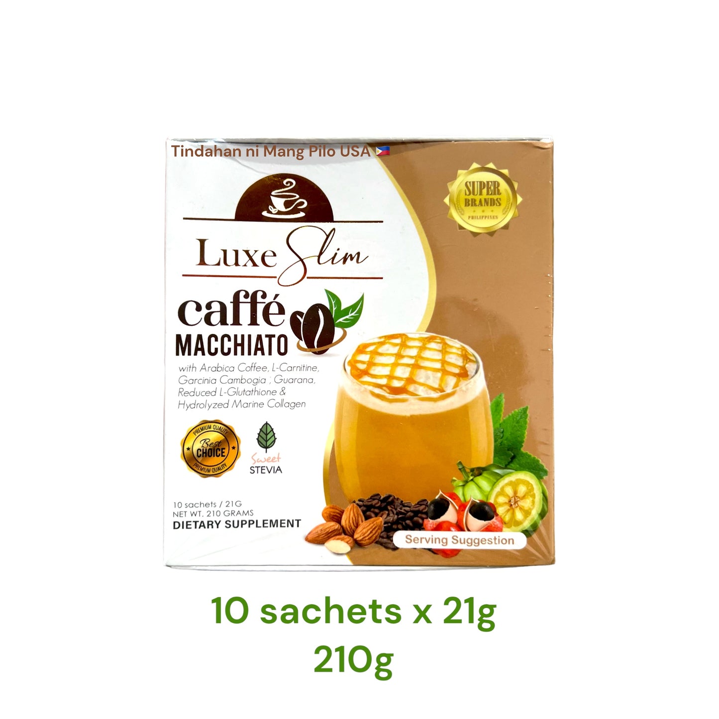 LUXE SLIM Caffe Macchiato (10 sachets x 21g) (210g)