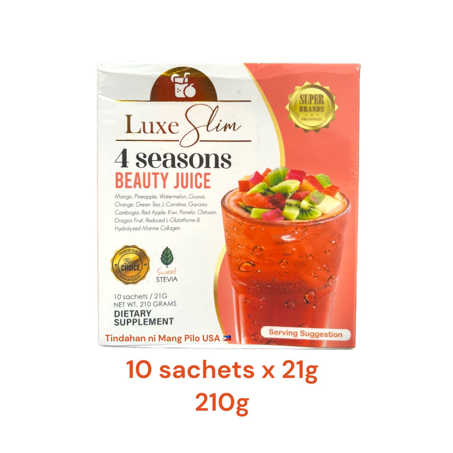 LUXE SLIM 4 Seasons Beauty Juice (10 sachets x 21g) (210g)