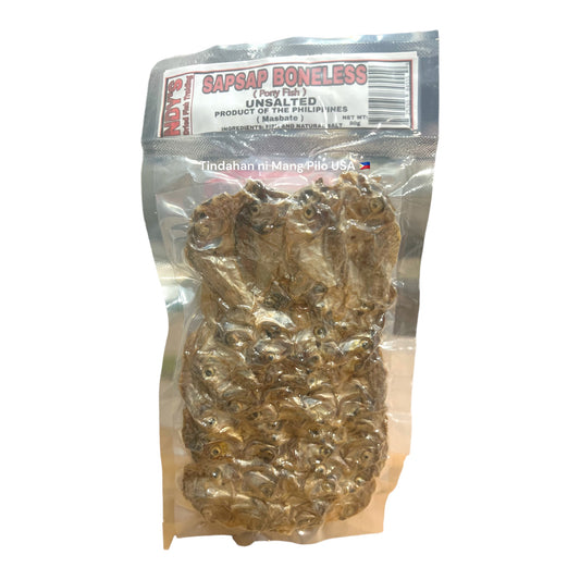 NDY’S ORGANIC DRIED FISH Sapsap Boneless (Pony Fish) 80g