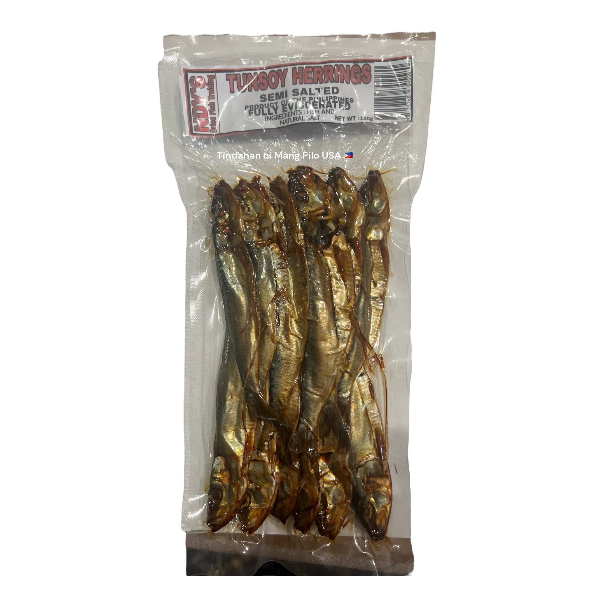 NDY’S ORGANIC DRIED FISH Tunsoy Herrings (Tuyo) 150g – Tindahan ni Mang ...