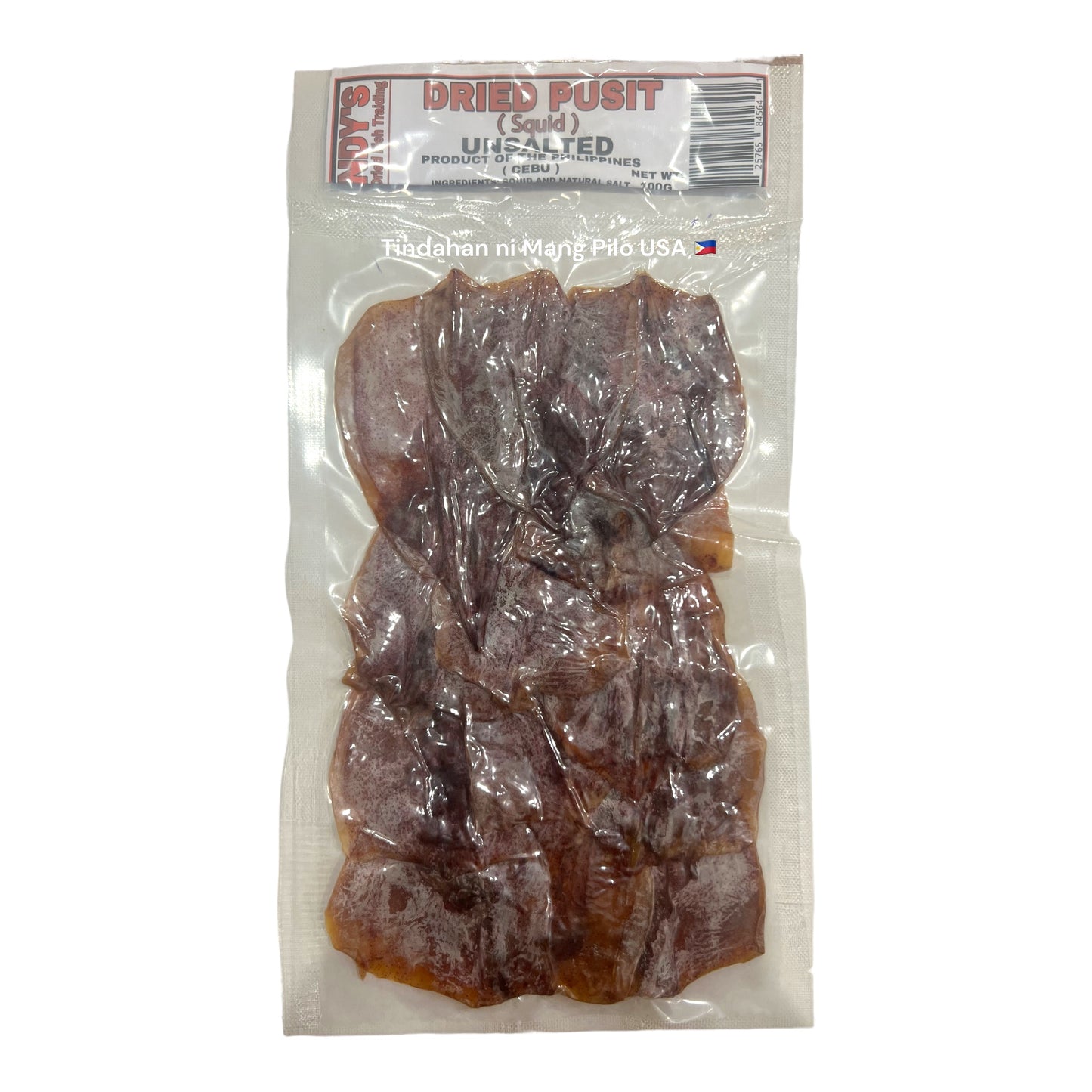 NDY’S ORGANIC DRIED FISH Dried Pusit (Squid) 100g