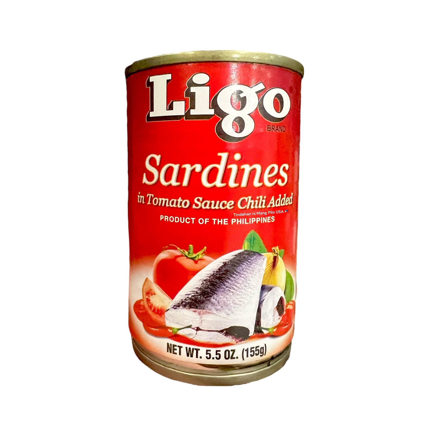 LIGO Sardines in Tomato Sauce Chili Added 155g