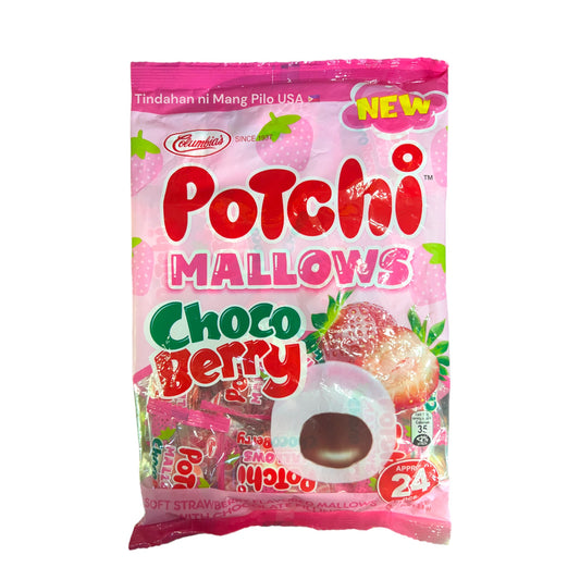 COLUMBIA’S Potchi Mallows Choco Berry 24pcs x 3.5g (84g)