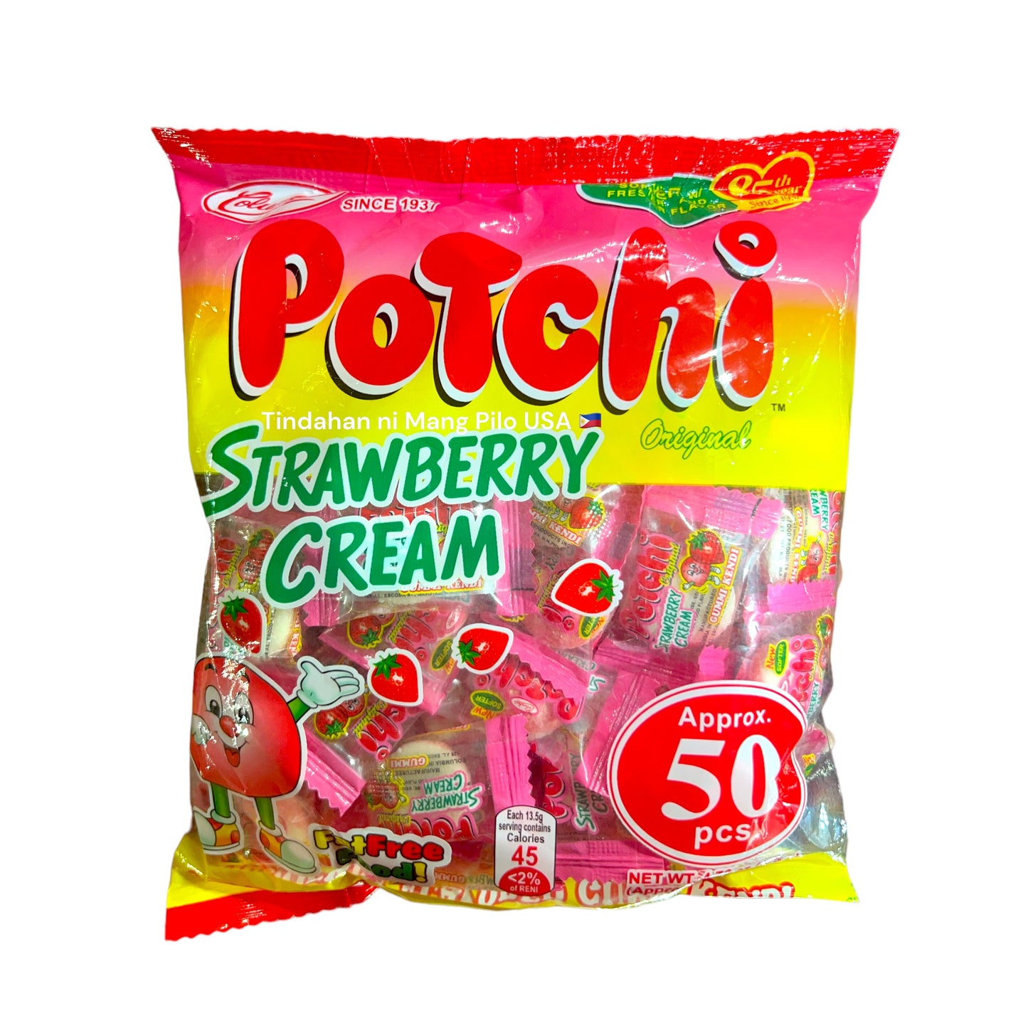 COLUMBIA'S Potchi: Strawberry Cream (135 gr)