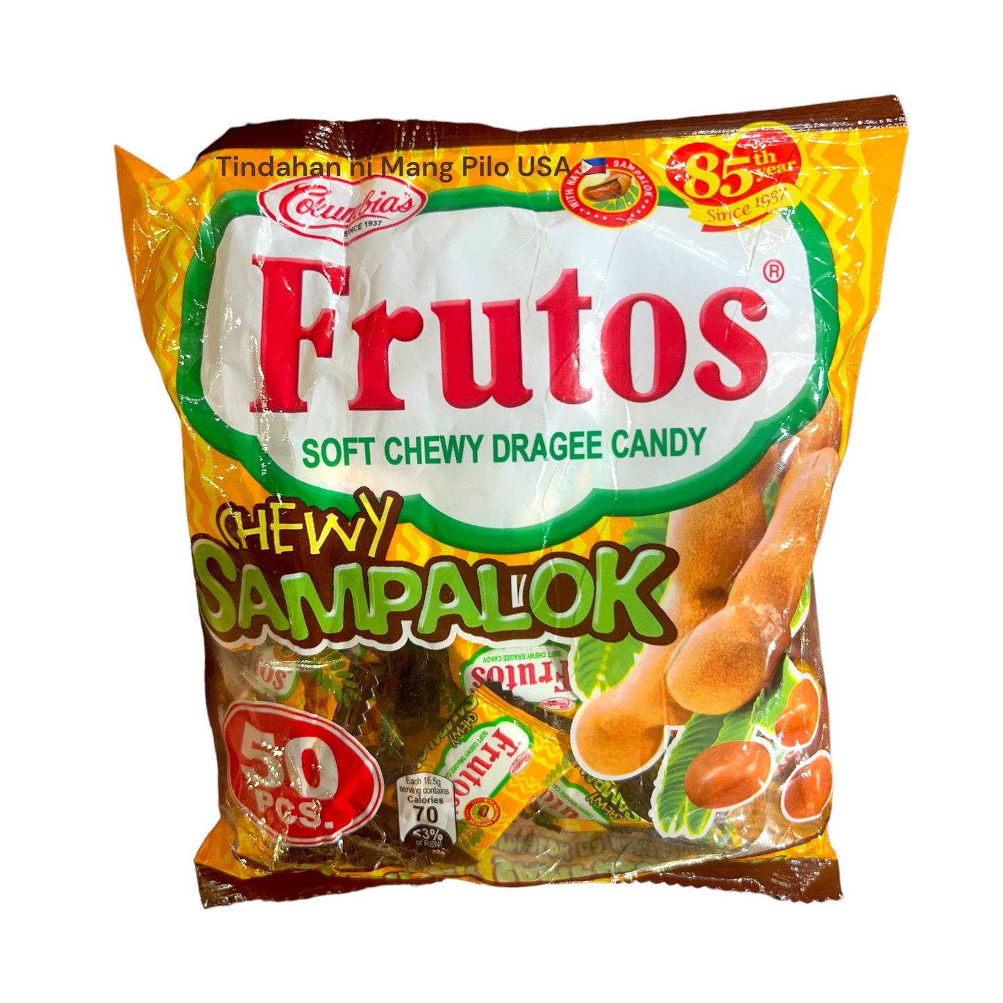 COLUMBIA'S Frutos: Soft Chewy Chewy Sampaloc (165 gr)