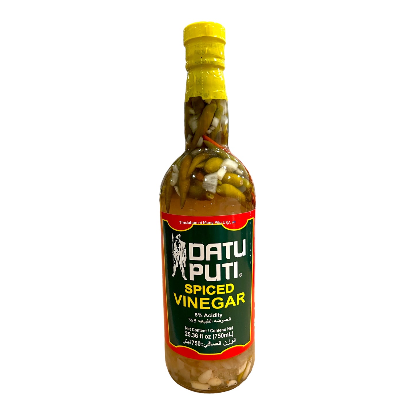 DATU PUTI Sukang Maanghang - Spiced Vinegar (25.36 fl.oz/750ml)