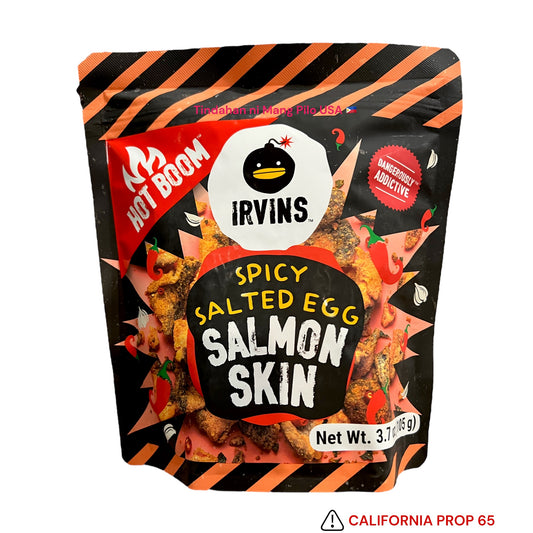 IRVINS Salted Egg Salmon Skin - SPICY (105g)