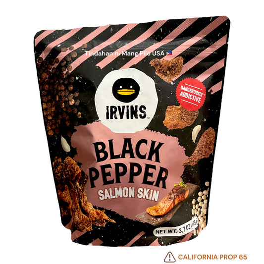 IRVINS Black Pepper Salmon Skin (105g)